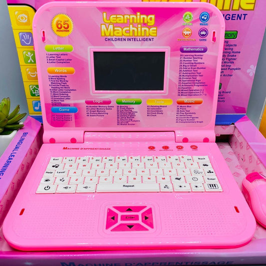 65 function learning machine toys kids plastic English learning computer toy with mouse