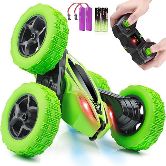 2.4 GHZ RC Stunt Car Toy, 4WD 2.4Ghz Double Sided 360°