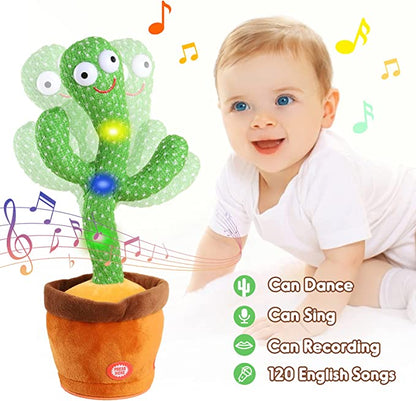 Kids Dancing Talking Cactus Toys for Baby Boys and Girls