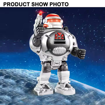 RC Shoot Disc Remote Control Fighting Robot Toy for Kids