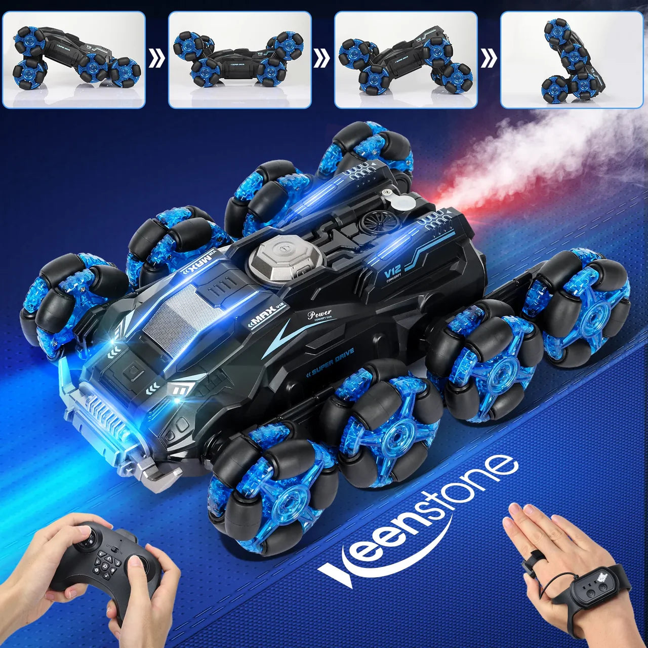 8 Wheels RC Stunt Car