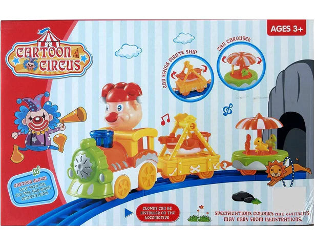 Cartoon Series Circus Train Toy