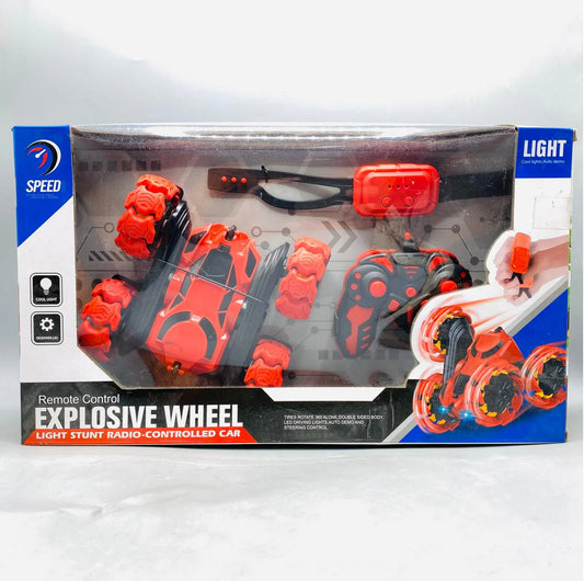 2.4G RC 4 Wheel Stunt Car With Light