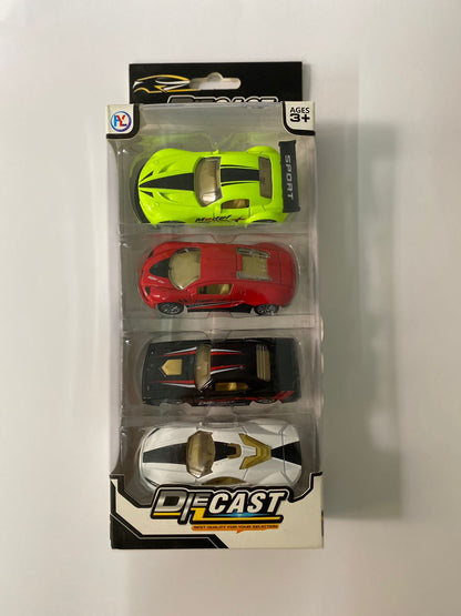 Metal Cars Pack Of 4 | DIE CAST CARS