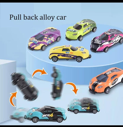 PULL BACK ALLOY CAR SET OF 05 CARS