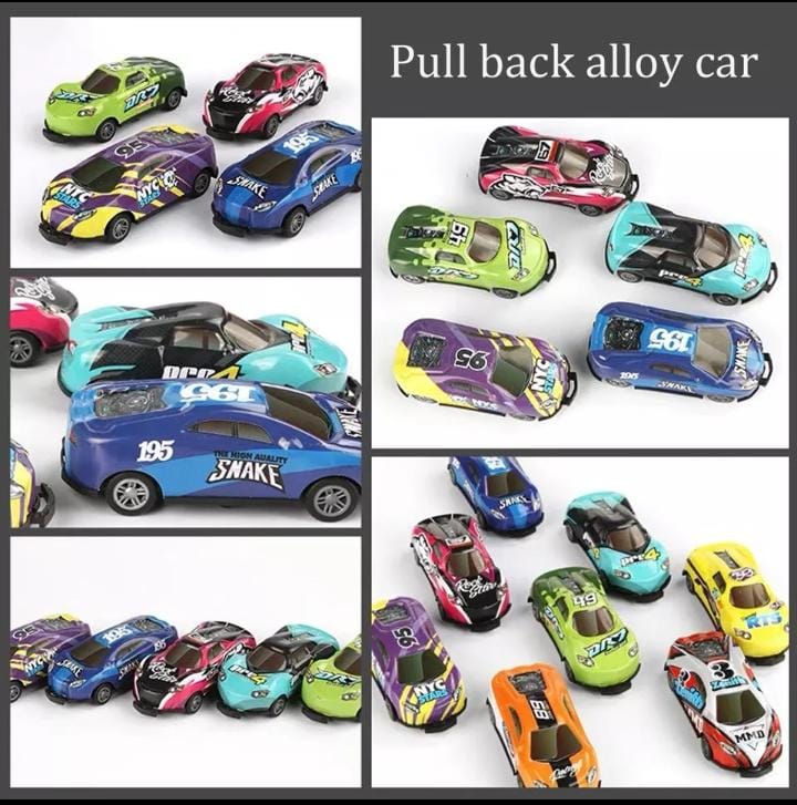 PULL BACK ALLOY CAR SET OF 05 CARS