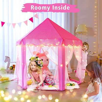 Princess Tent For Kids With Lights