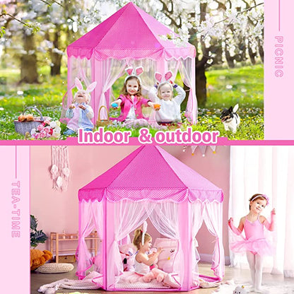 Princess Tent For Kids With Lights