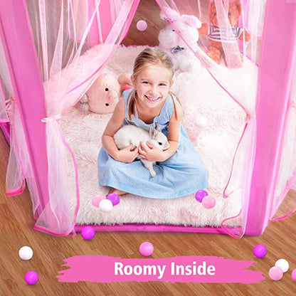 Princess Tent For Kids With Lights