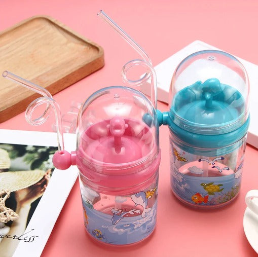 Adorable Whale Spray Water Sippy Cup