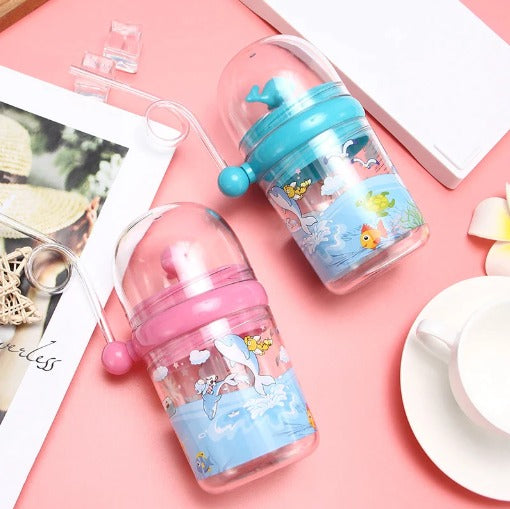 Adorable Whale Spray Water Sippy Cup