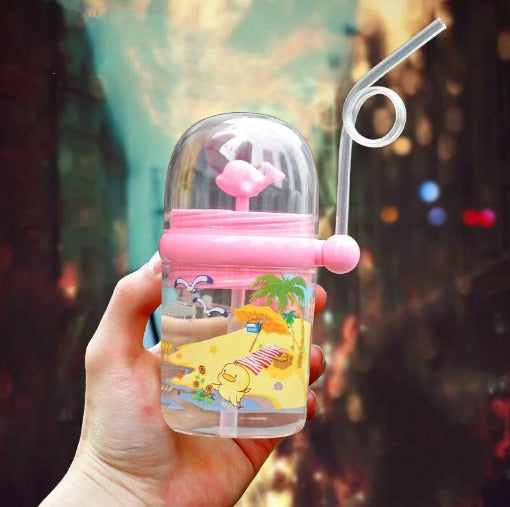 Adorable Whale Spray Water Sippy Cup