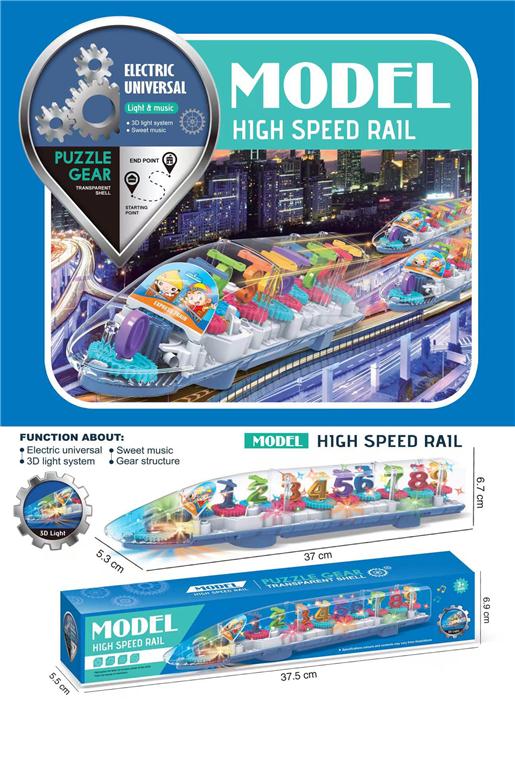 model high speed rail