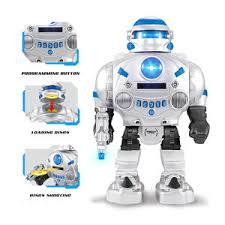 RC Shoot Disc Remote Control Fighting Robot Toy for Kids