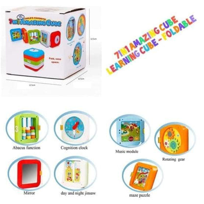 7 IN 1 AMAZING CUBE SHAPE LEARNING TOY